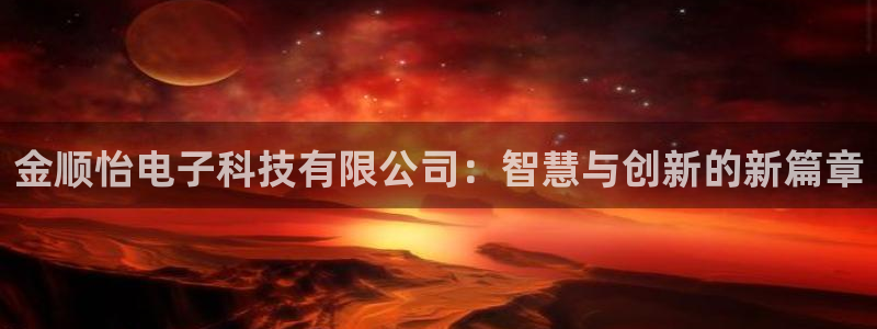 金顺怡电子科技有限公司：智慧与创新的新篇章